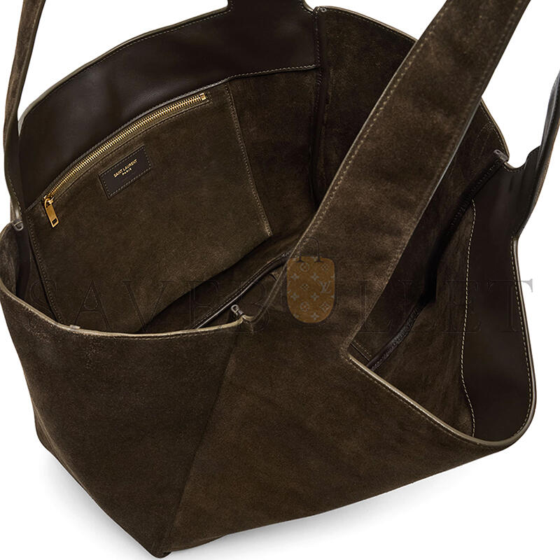 YSL LE 5 À 7 BEA SUEDE TOTE 763435008IW1997 (50*28*18cm)